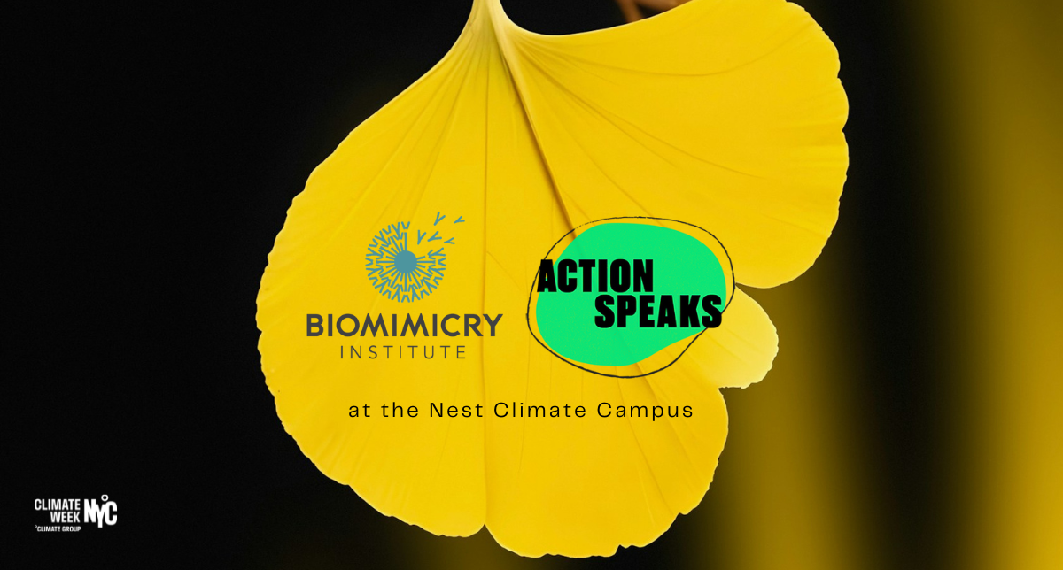 Climate Week NYC - The Biomimicry Institute